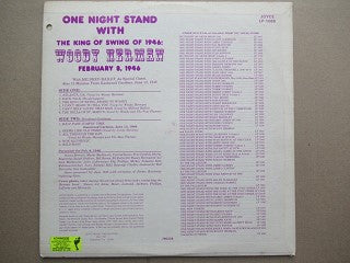 Woody Herman | One Night Stand With The King Of Swing Of 1946 Woody Herman February 8 1946 (USA EX)