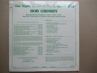 Bob Crosby | One Night Stand With Bob Crosby (USA EX)