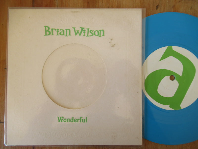 Brian Wilson | Wonderful / 7" Single (UK VG+) Blue Vinyl