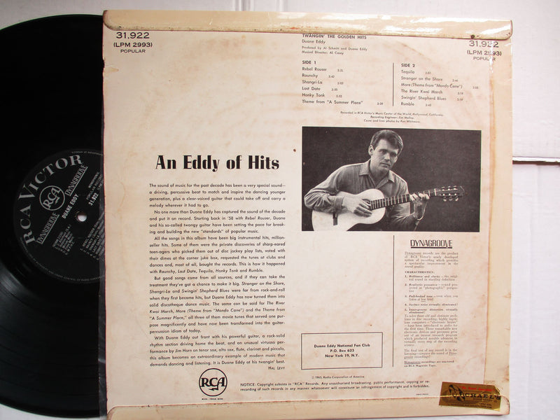 Duane Eddy - Twangin' The Golden Hits (RSA VG)