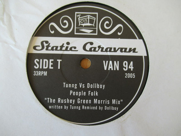 Tunng Vs Dollboy (UK VG+) 7" Single