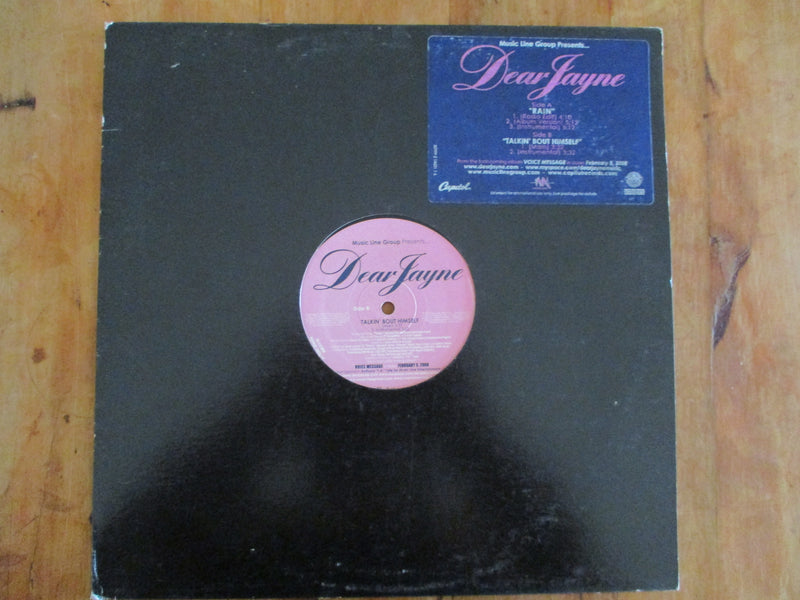 Dear Jayne – Rain / Talkin' Bout Himself 12" (USA VG+)