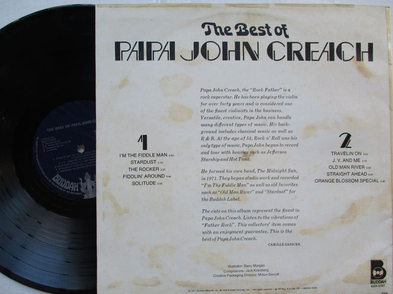 Papa John Creach – The Best Of Papa John Creach (RSA VG+)