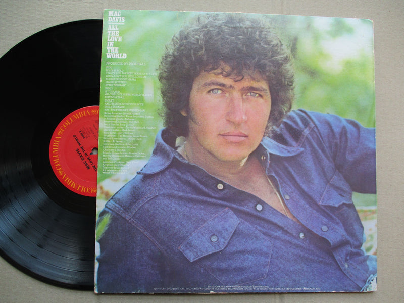 Mac Davis - All The Love In The World (USA VG+)