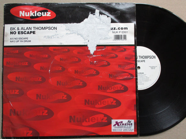 BK & Alan Thompson - No Escape 12" (UK VG)