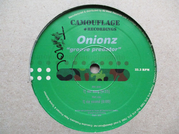 Onionz - Groove Predator 12" (UK VG+)