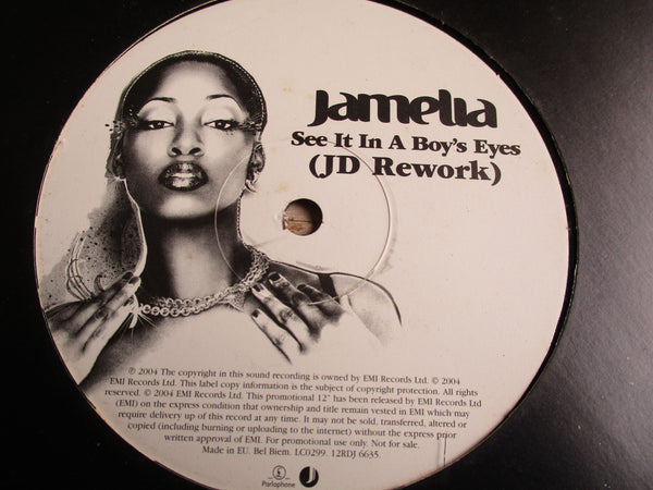 Jamelia - See It In A Boy's Eyes 12" (Germany  VG+)
