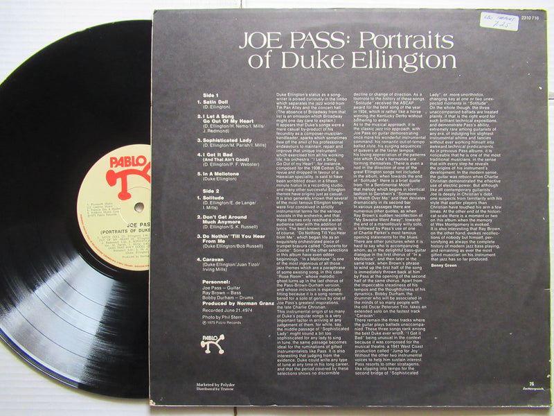 Joe Pass | Portraits Of Duke Ellington (RSA VG)