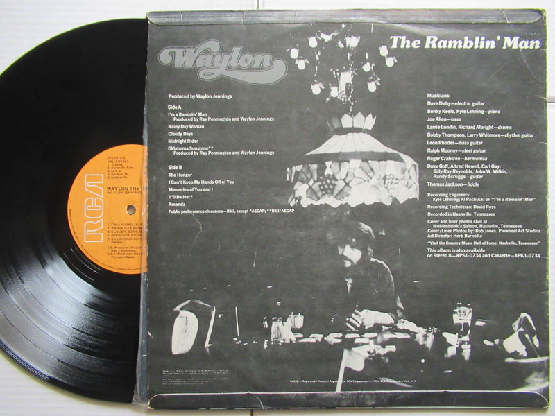 Waylon Jennings | The Ramblin' Man (RSA VG)