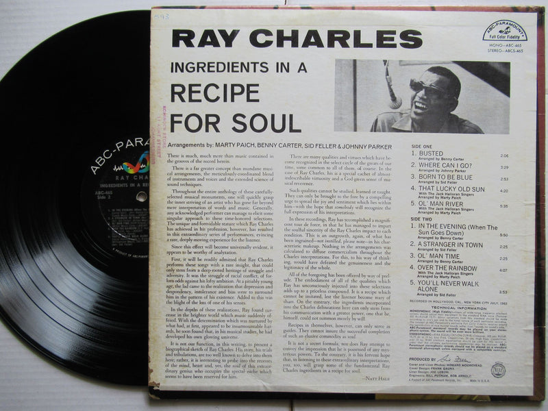 Ray Charles – Ingredients In A Recipe For Soul (USA VG)