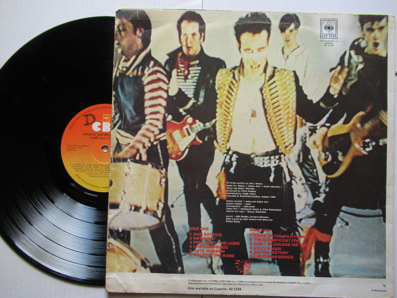 Adam And The Ants |  Kings Of The Wild Frontier (RSA VG)