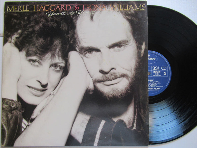 Merle Haggard & Leona Williams | Heart To Heart (Holland VG+) – Khaya Records
