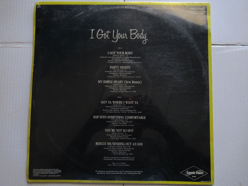 Carol Douglas | I Got Your Body (RSA Sealed)