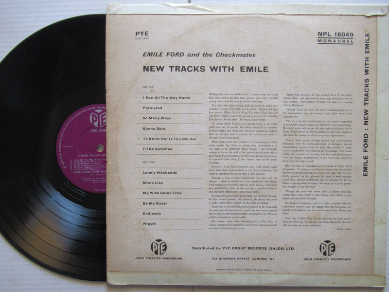 Emile Ford & The Checkmates | New Tracks With Emile (UK VG / VG-)