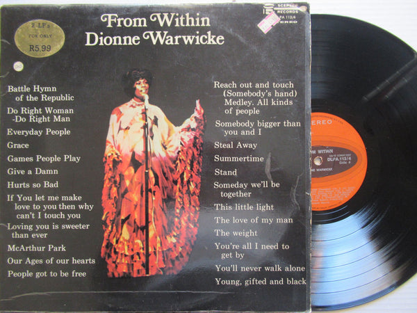 Dionne Warwick | From Within (RSA VG+) 2LP Gatefold