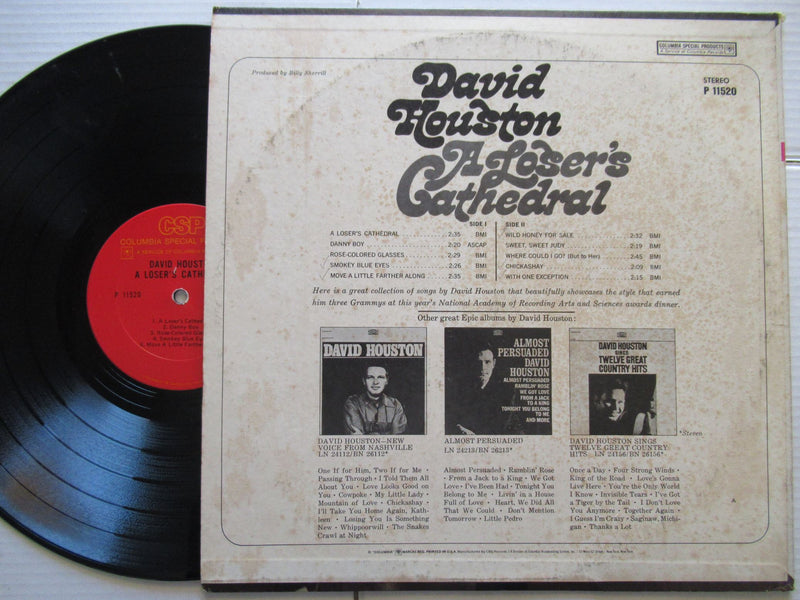David Houston | A Loser's Cathedral (USA VG+)