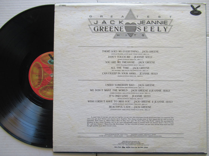 Jack Greene, Jeannie Seely | Greatest Hits (USA VG+)