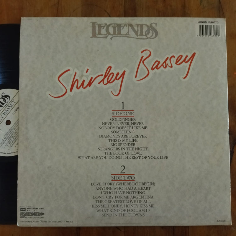 Shirley Bassey - Legends (RSA VG+)