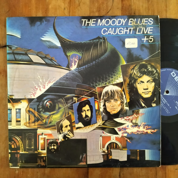 Moody Blues - Caught Live + 5 (RSA VG) 2LP Gatefold