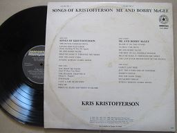 Kris Kristofferson | Songs Of Kris Kristofferson Me And Bobby McGee (RSA VG+)