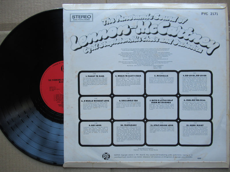 Cyril Stapleton, His Choir And Orchestra – The Panoramic Sound Of Lennon And McCartney (RSA VG)