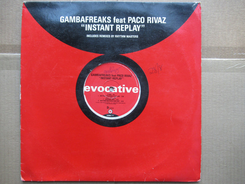 Gambafreaks Feat Paco Rivaz | Instant Replay (UK VG+)