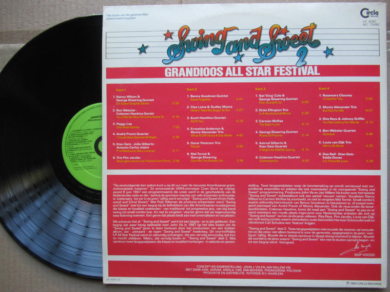 Various – Swing And Sweet 2 (Grandioos All Star Festival) (Holland VG+) 2LP