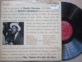 Charlie Christian | With The Benny Goodman Sextet And Orchestra (Canada VG+)