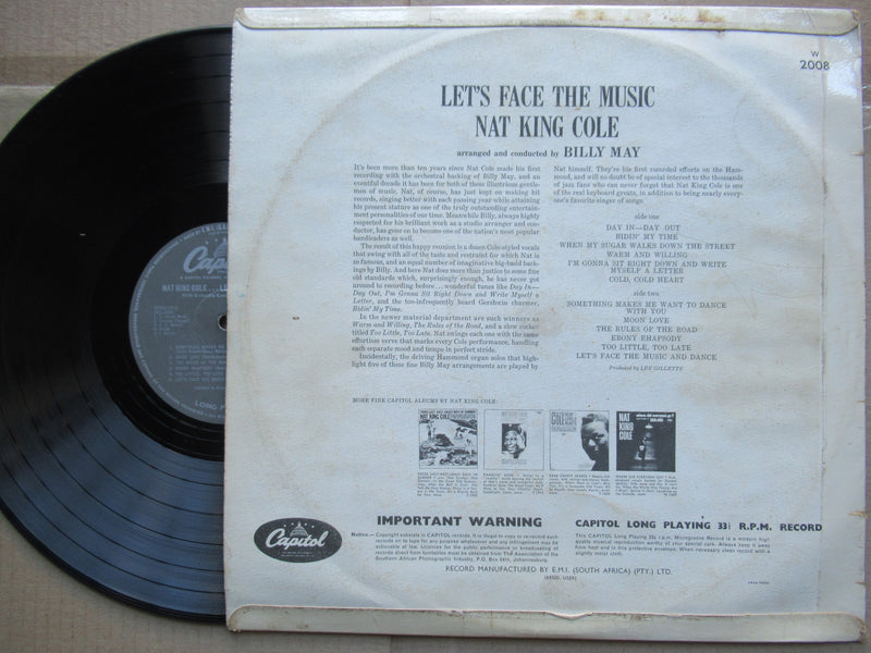 Nat King Cole | Let's Face The Music (RSA VG)