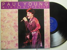 Paul Young And The Q-Tips – Paul Young With The Q-Tips Live (UK VG+)