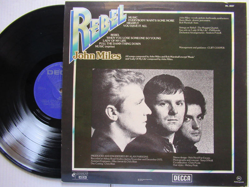 John Miles | Rebel (RSA VG+)