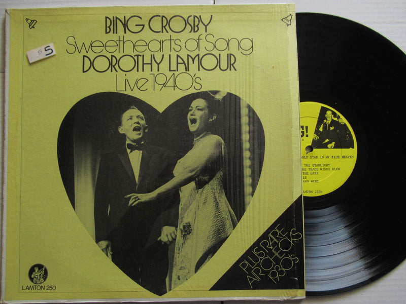 Bing Crosby & Dorothy Lamour | Sweethearts Of Song (UK VG+)