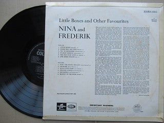 Nina And Frederik – Little Boxes And Other Favourites (RSA VG+)