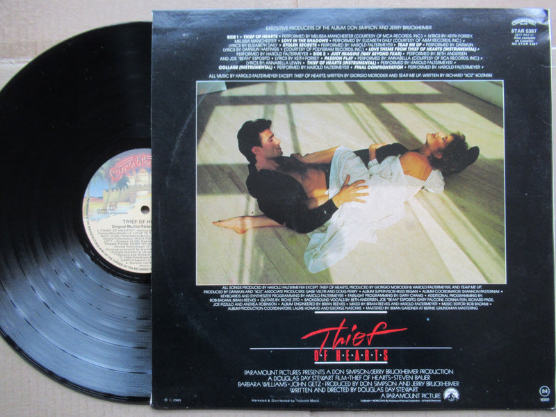 Various – Thief Of Hearts (Original Motion Picture Soundtrack) (RSA VG+)