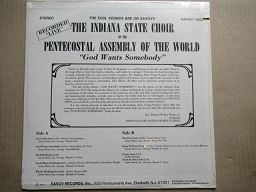 The Indiana State Choir Of The Pentecostal Assembly Of The World | God Wants Somebody ( USA New )