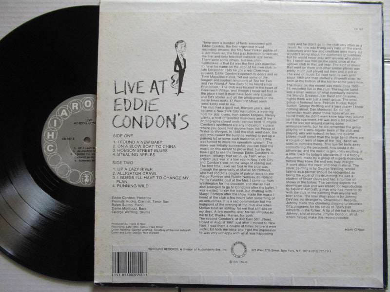 Eddie Condon | Live At Eddie Condon's (USA VG+)