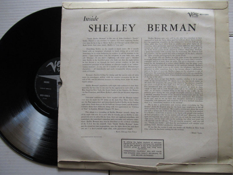 Shelley Berman – Inside Shelley Berman (RSA VG)