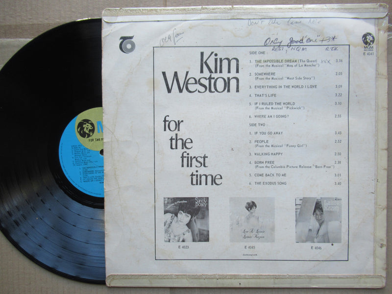 Kim Weston | For The First Time (RSA VG-)