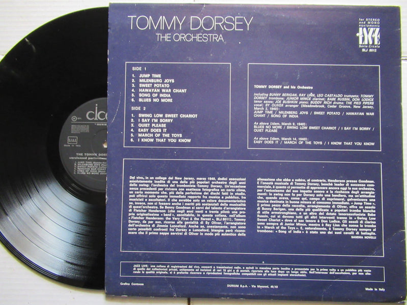 The Tommy Dorsey Orchestra - The Tommy Dorsey Orchestra (Italy VG+)