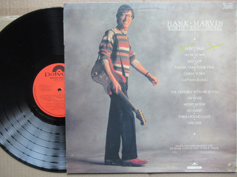 Hank Marvin | Words And Music (RSA VG+)