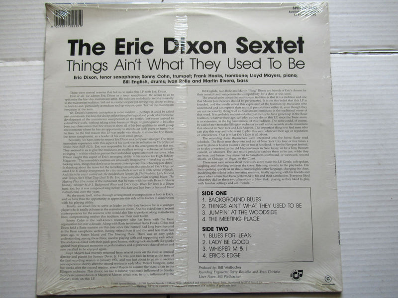 The Eric Dixon Sextet | Things Ain't What They Used To Be | RSA | EX | Sealed