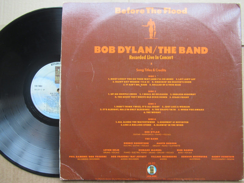Bob Dylan & The Band | Before The Flood (USA VG-) 2LP