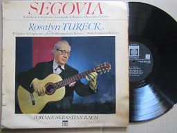 Segovia / Rosalyn Tureck - Johann Sebastian Bach – Segovia And Rosalyn Tureck Play Bach (UK VG)