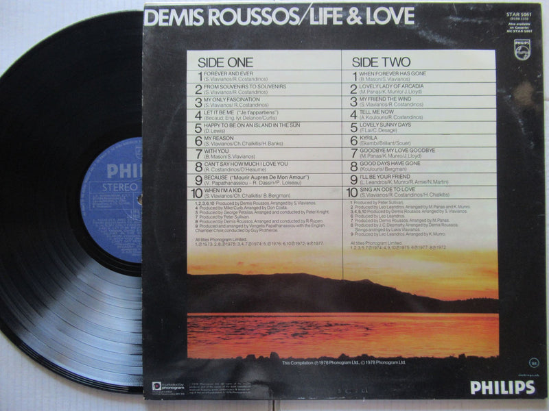 Demis Roussos | Life & Love (RSA VG+)
