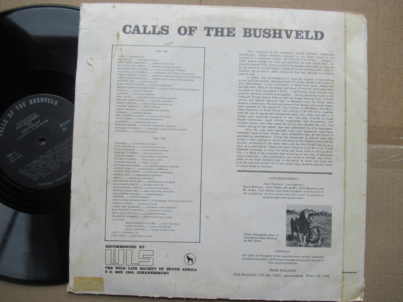 Dick Reucassel And Tony Pooley | Calls Of The Bushveld (RSA VG)