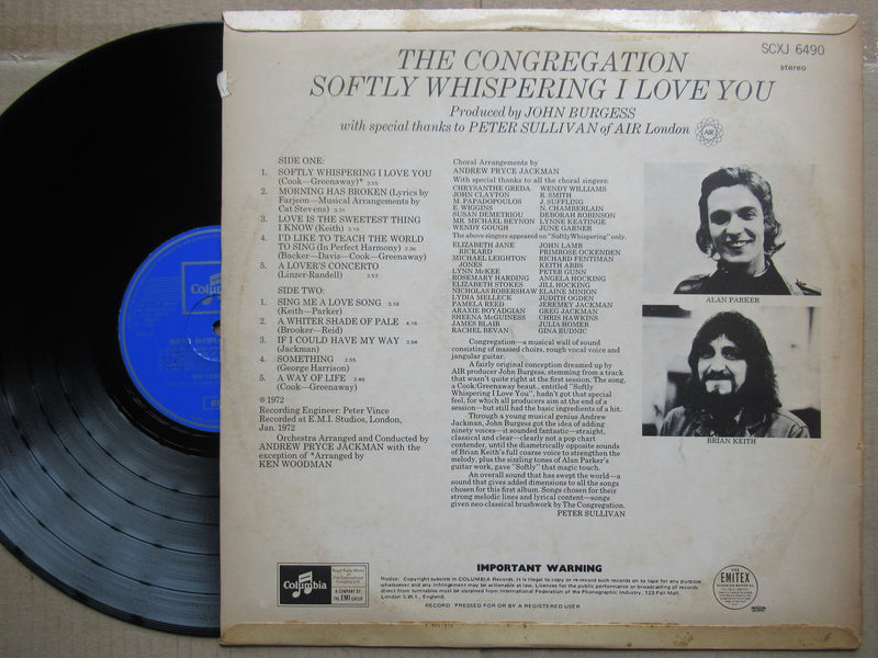 The Congregation | Softly Whispering I Love You ( RSA VG+ )