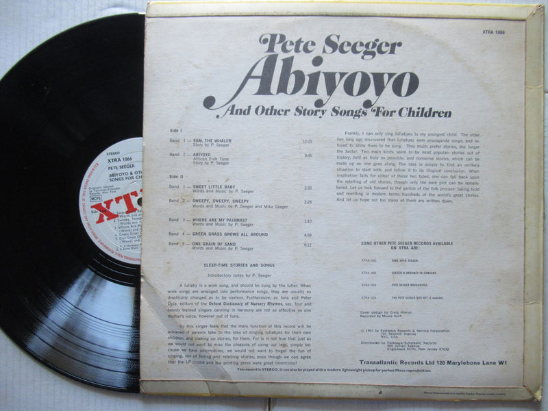 Pete Seeger – Abiyoyo & Other Story Songs For Children By Pete Seeger (UK VG+)