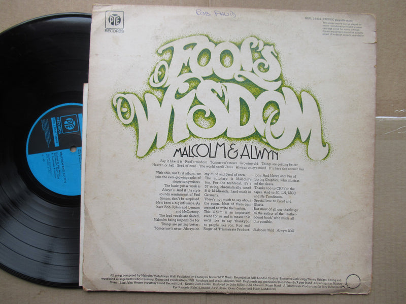 Malcom And Alwyn | Fool's Wisdom (UK VG-)