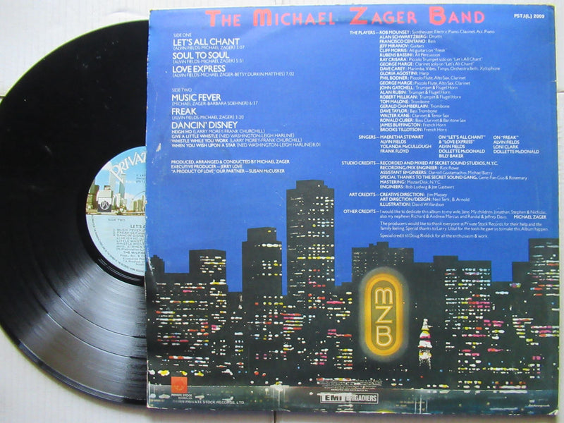 The Michael Zager Band | Let's All Chant (RSA VG)