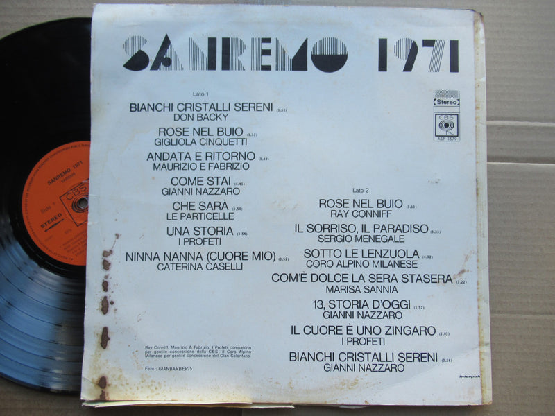 Various – Sanremo 1971 (RSA VG+)